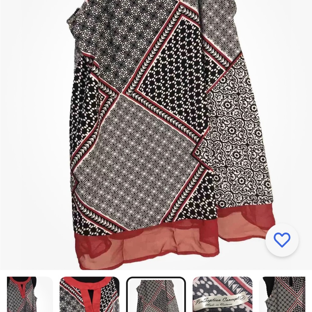 Large size Perseption concept blouse - Picture 9 of 13